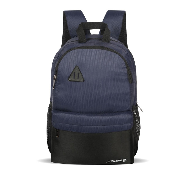 ZIPLINE Unisex Navy Blue Backpack