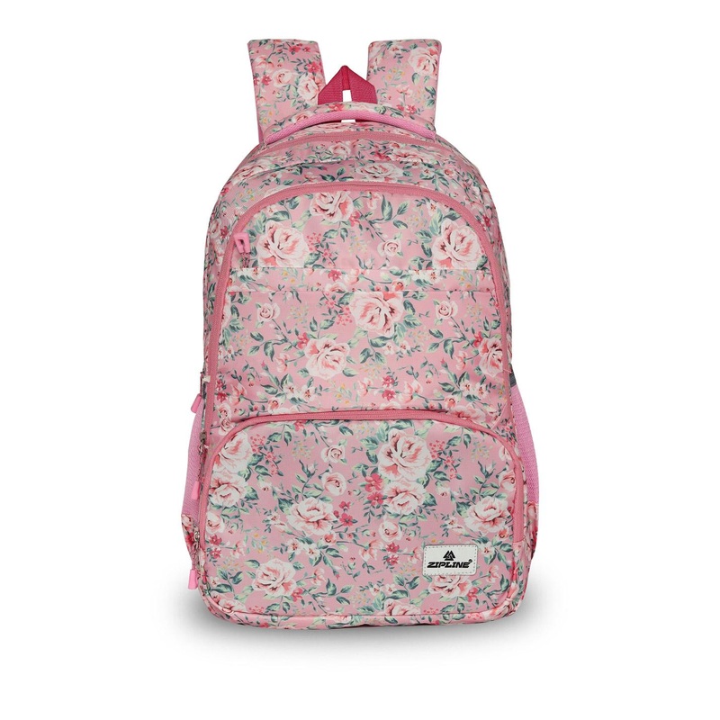 ZIPLINE Unisex Pink Backpack