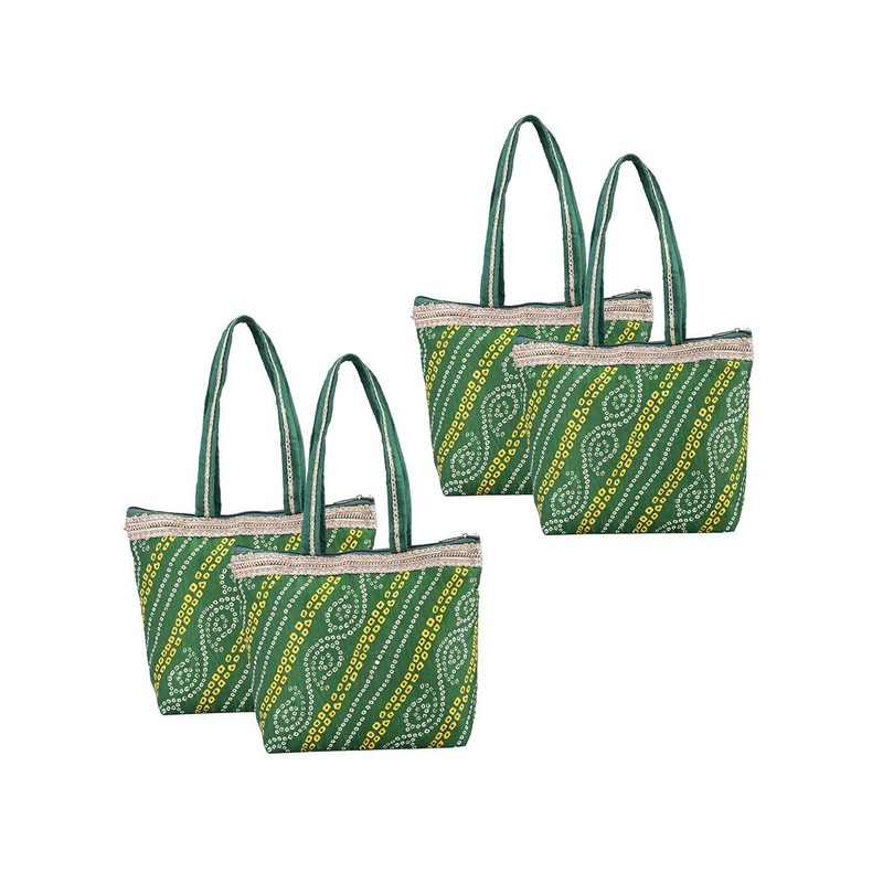 Kuber Industries 4 Pcs Hand Bag for Women & Girls Shopper Shoulder Bag