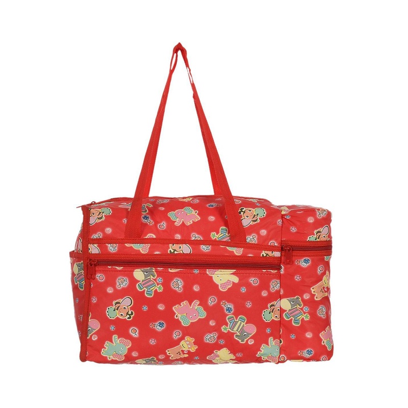 Kuber Industries Floral Printed Shopper Tote Bag