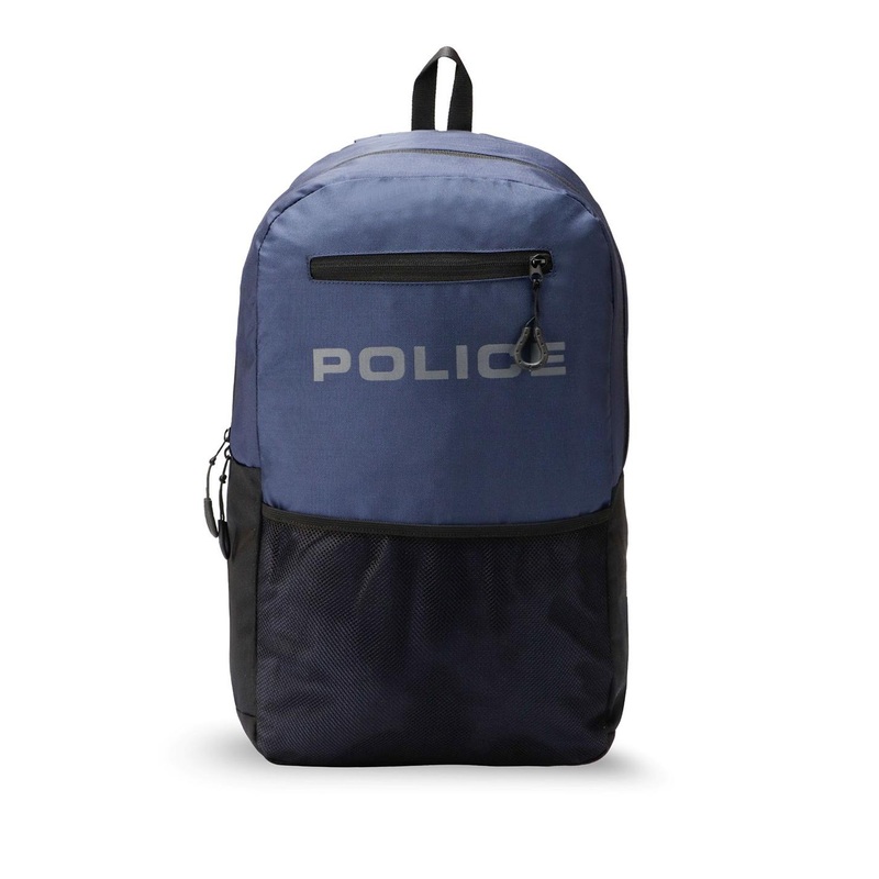 Police Unisex Brand Logo Printed Backpack
