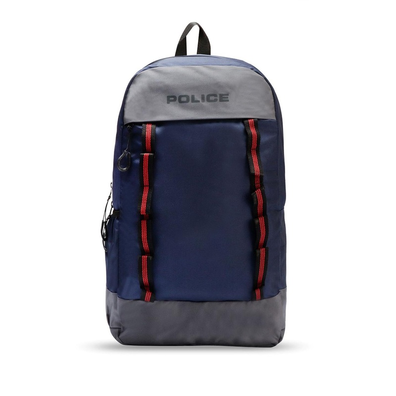 Police Unisex Contrast Detail Backpack
