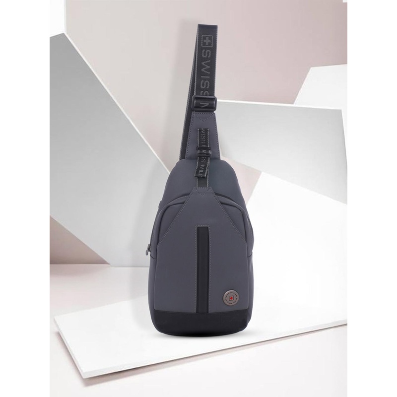 SWISS MILITARY Unisex Solid Crossbody Shoulder Bag