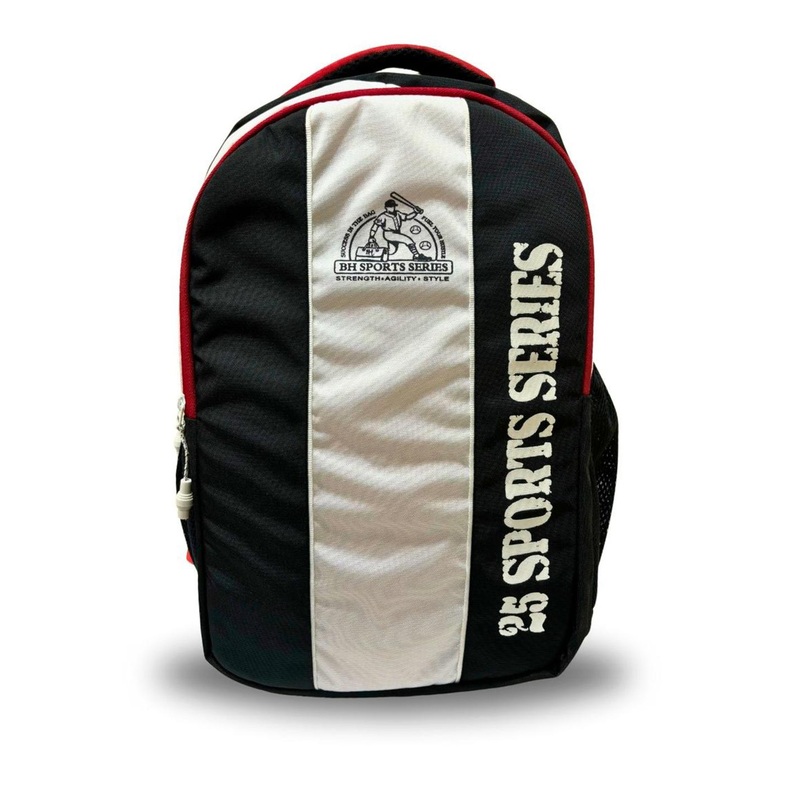 BAD HABIT Unisex Colourblocked Backpack with Compression Straps