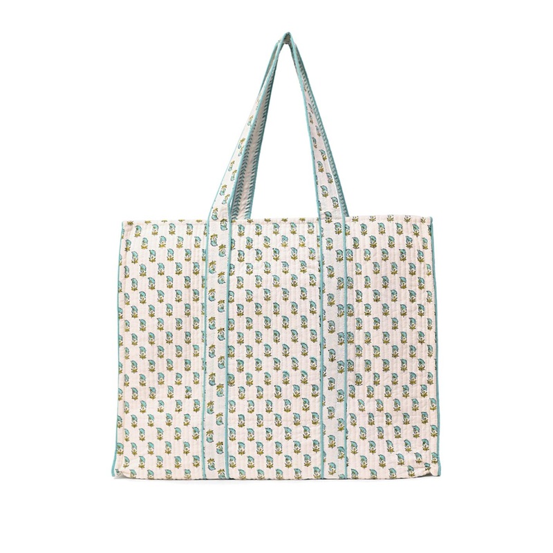 Block N Style Unisex Floral Printed Shopper Tote Bag