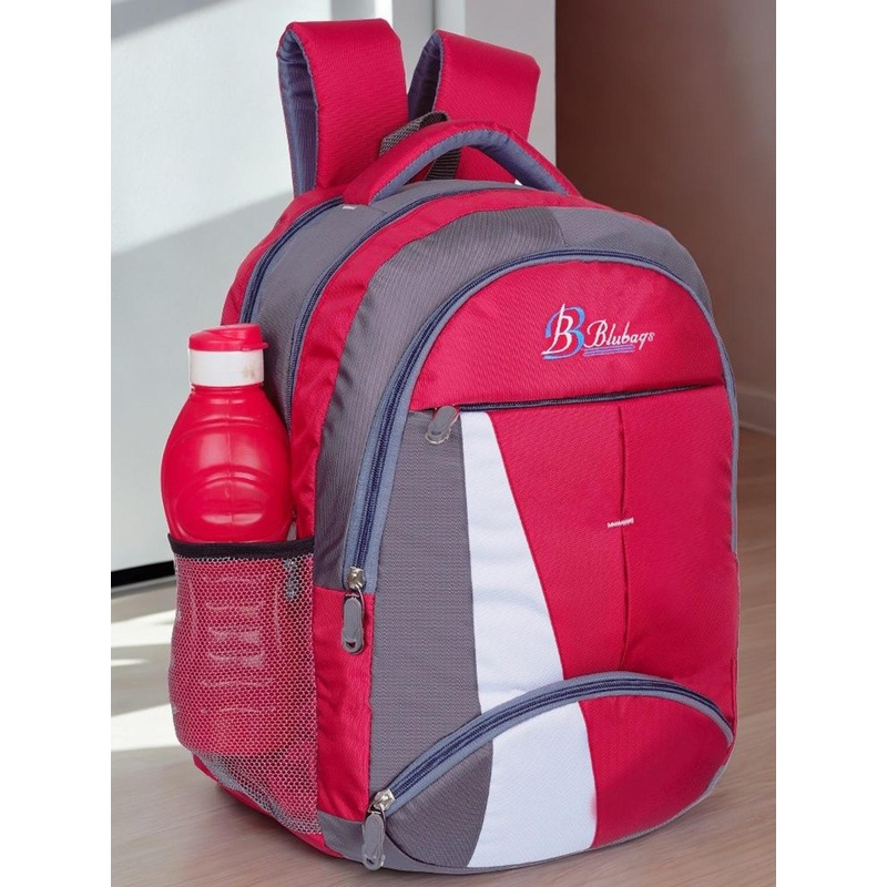 Blubags Men Colourblocked Contrast Detail Backpack