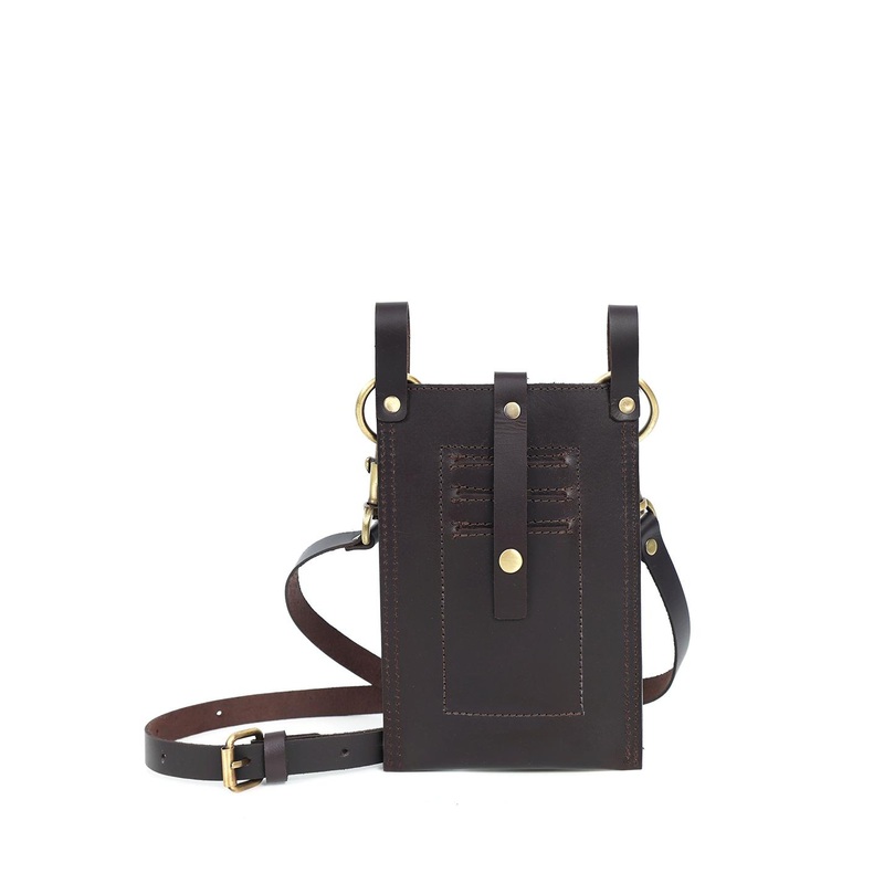 Celtic Leather Structured Sling Bag