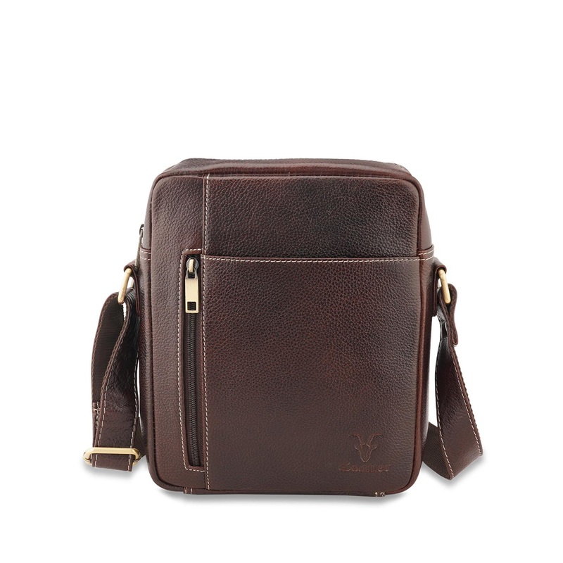 Goatter Leather Textured Crossbody Sling Bag