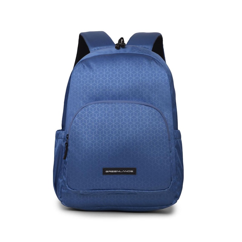 GREENLANDS Unisex Geometric Printed Water Resistant Backpack