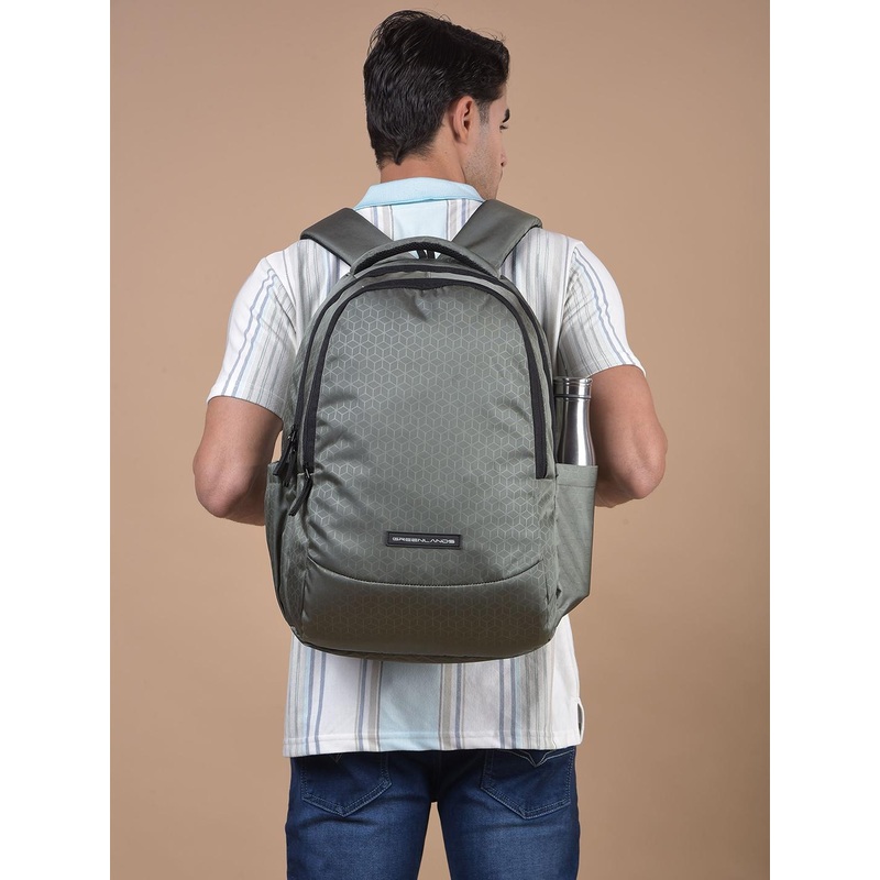 GREENLANDS Unisex Solid Medium Backpack