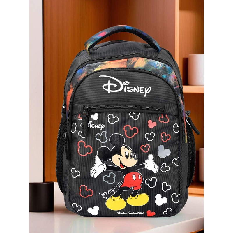 Kuber Industries Kids Disney Mickey Mouse 15 Inch Waterproof Backpack