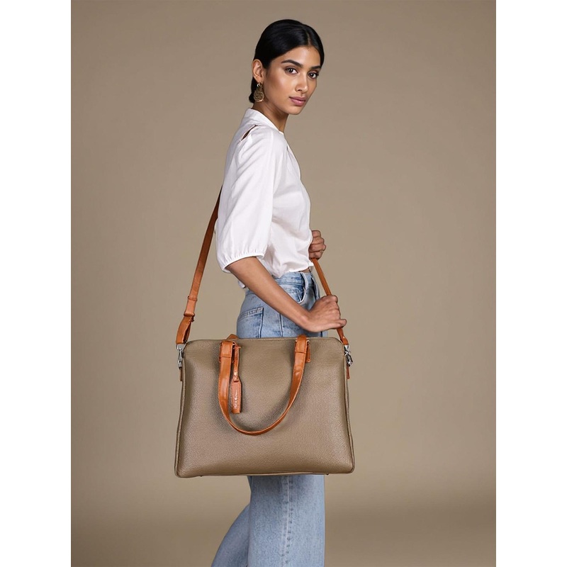 Mast & Harbour Unisex Structured Shoulder Bag