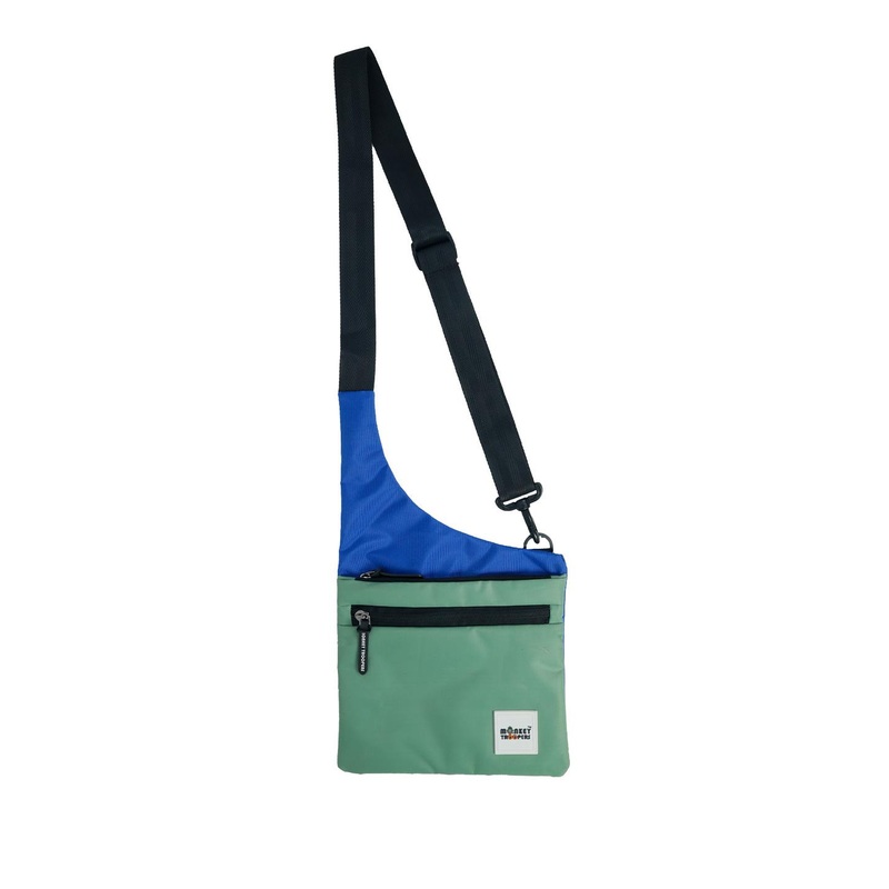 MONKEY TROOPERS Colourblocked Crossbody Sling Bag