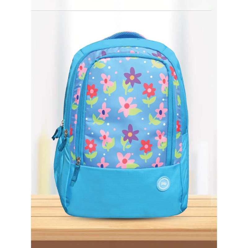 PB Pearlbags Unisex Floral Printed Backpack