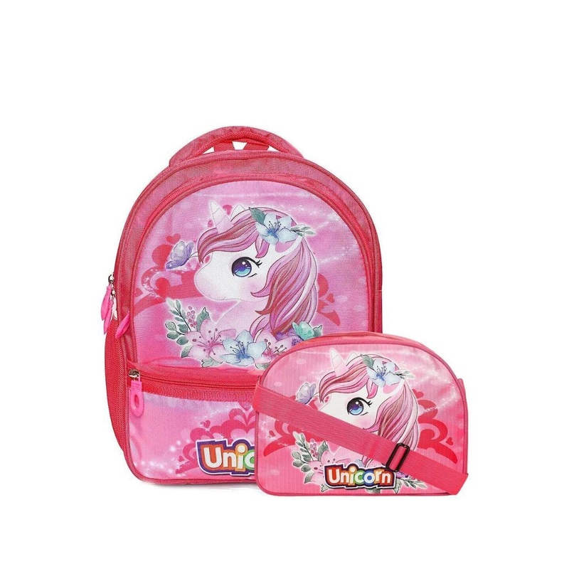 Stylbase Men Unicorn Printed Backpack With Sling Bag