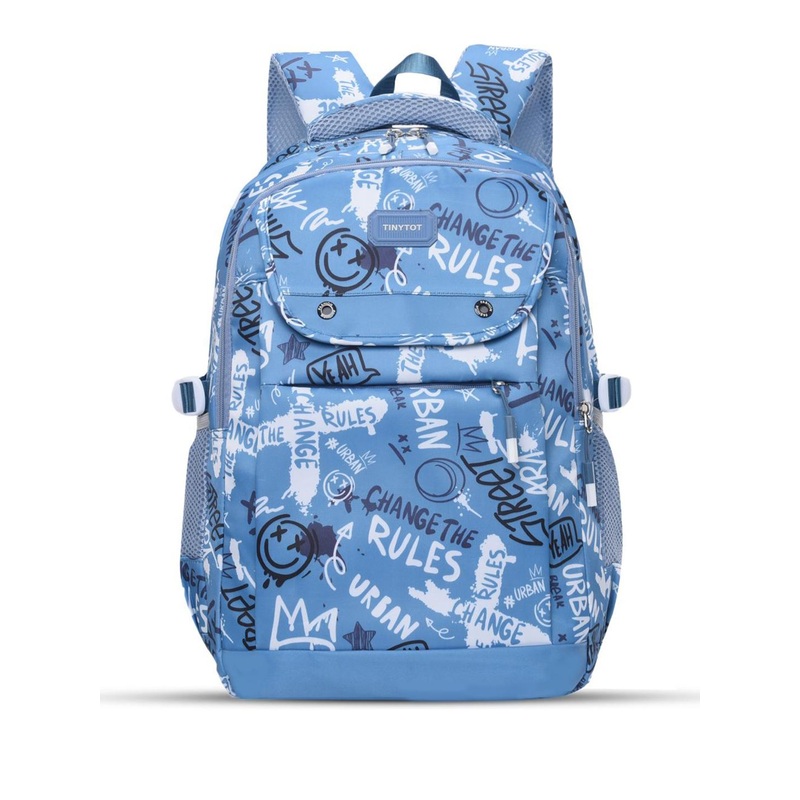 Tinytot Unisex Typography Laptop Casual Backpack