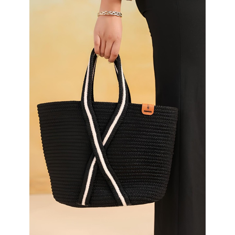 Umami Studio Unisex Textured Fabric Tote Bag