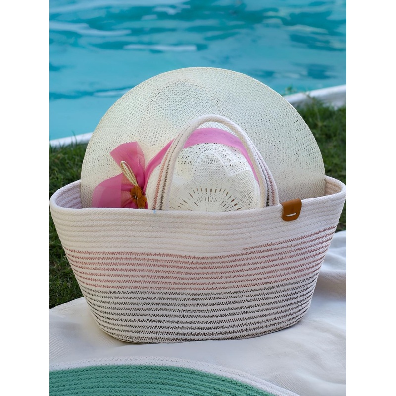 Umami Studio Woven Light Weight Oversized Handbag