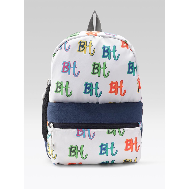 BAD HABIT Unisex Brand Logo Backpack