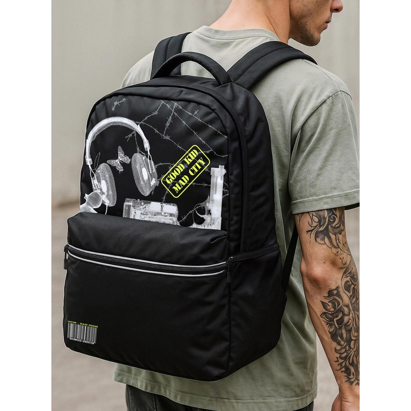 Bewakoof Unisex Graphic Backpack