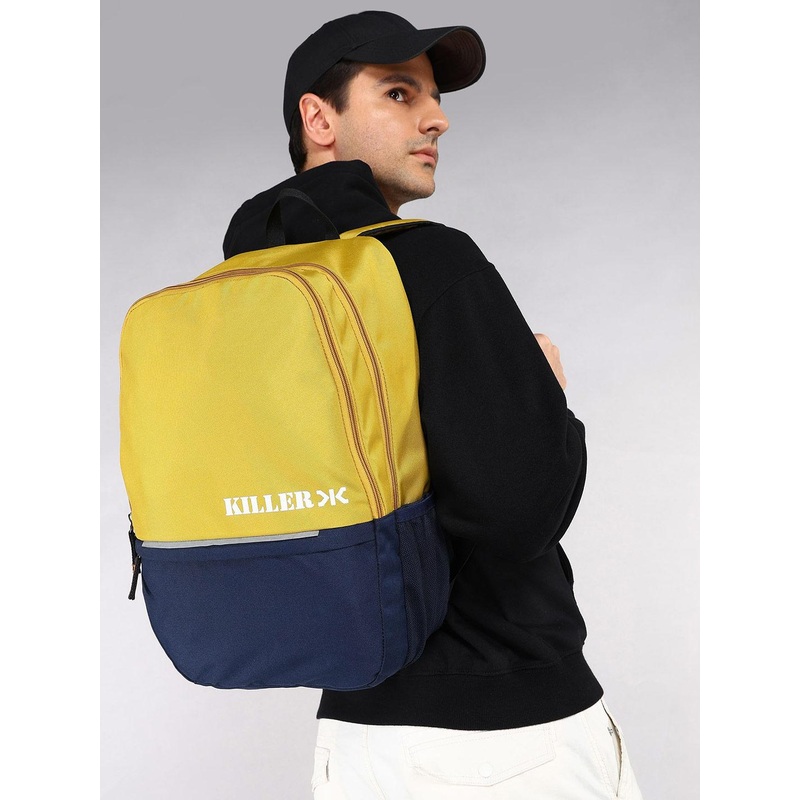 Killer Brand Logo Printed Backpack with Compression Straps