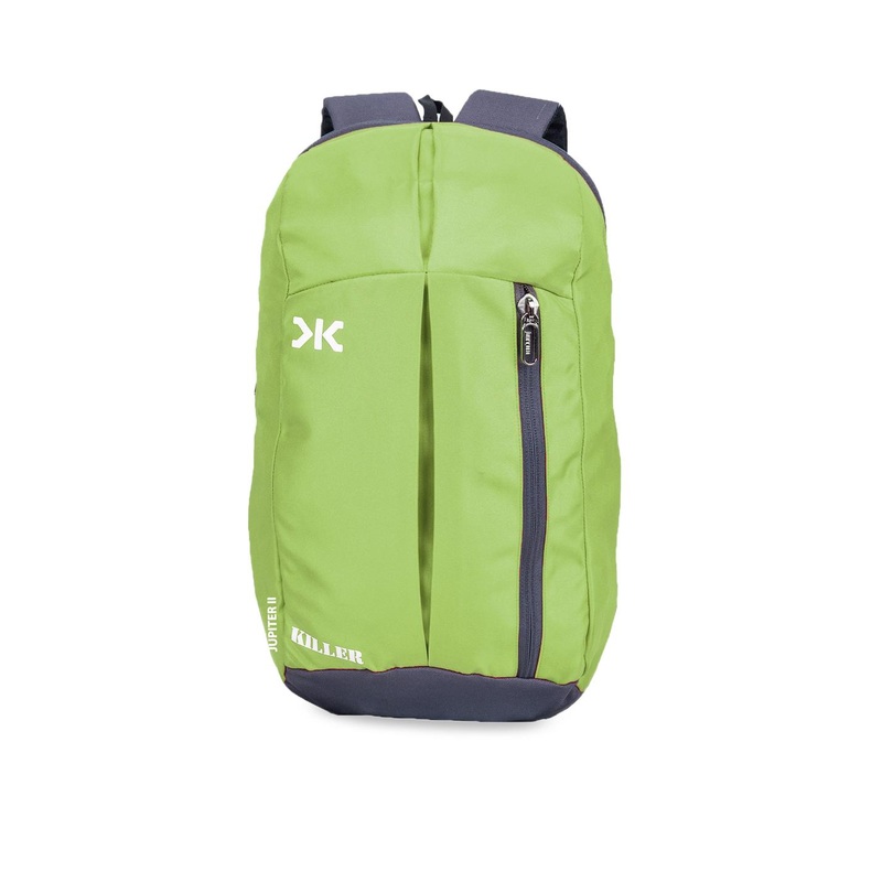 Killer Unisex Green Solid Hiking Backpack