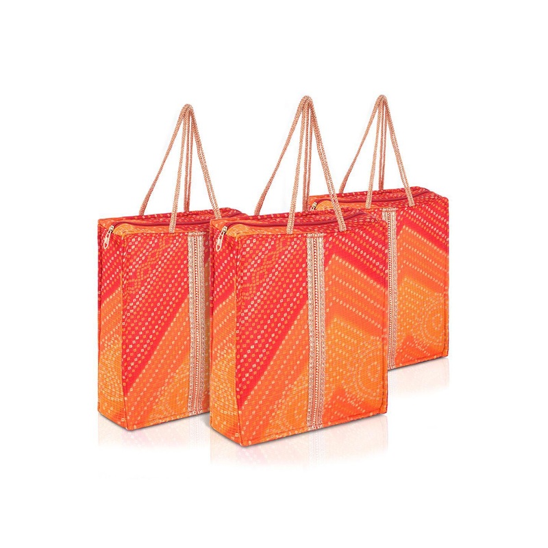 Kuber Industries Unisex Ethnic Motifs Printed Shopper Tote Bag