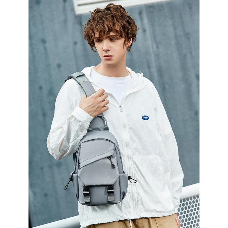 Mast & Harbour Men Solid Crossbody Small Backpack