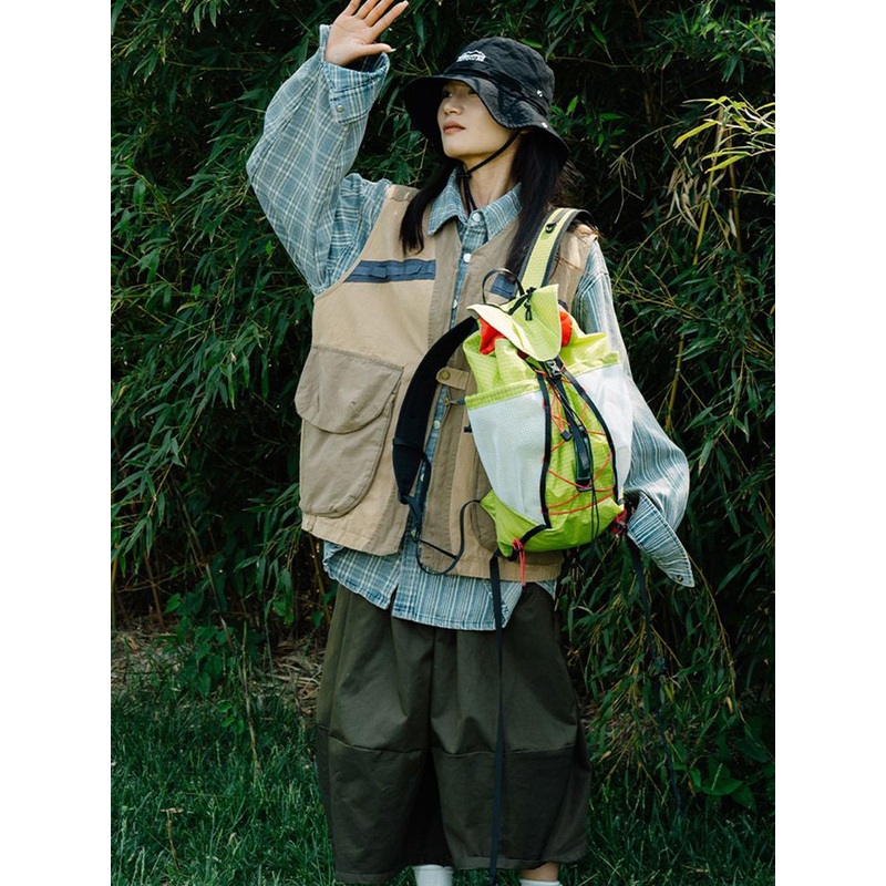 Mast & Harbour Men Textured Colourblocked Backpack