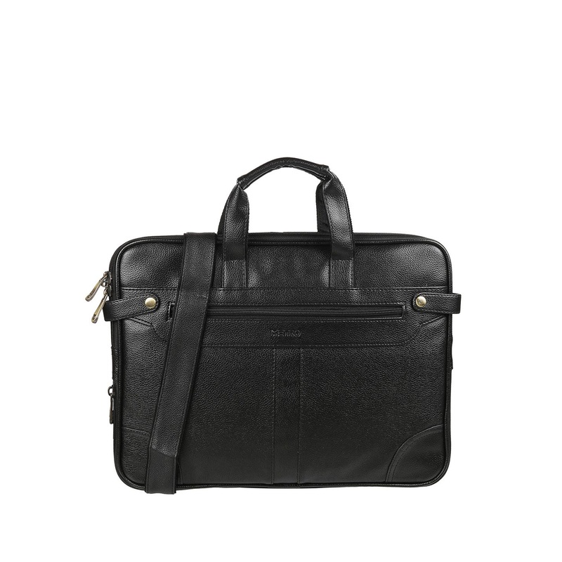 Metro Black Messenger Bag
