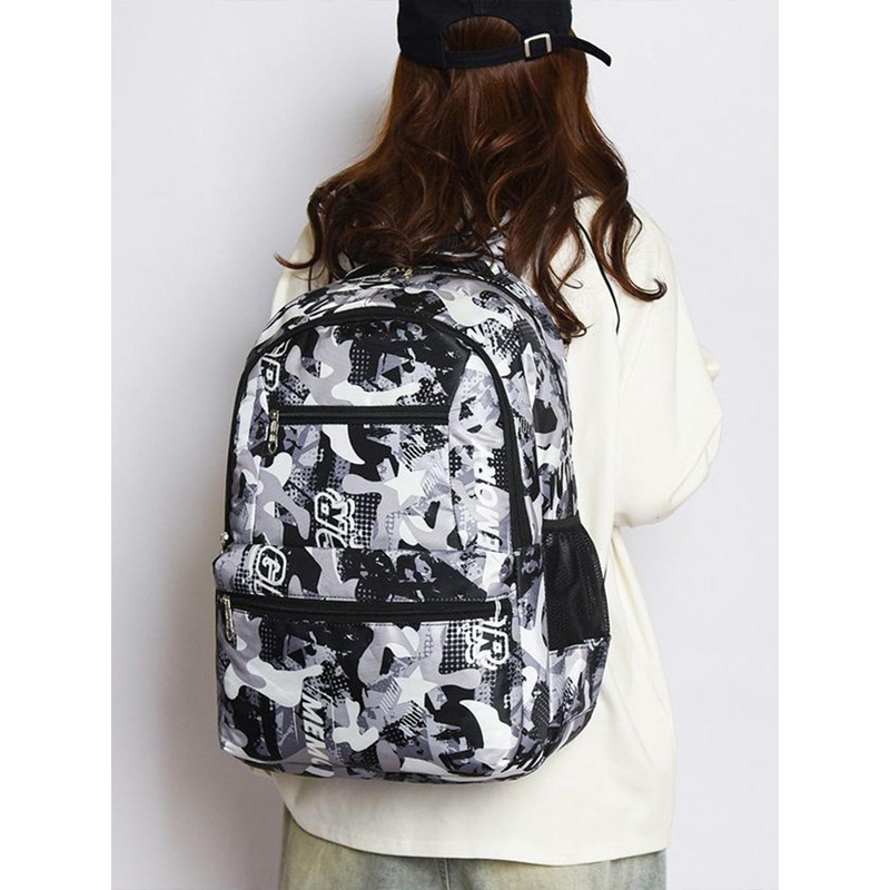StyleCast x Revolte Unisex Graphic Printed Backpack