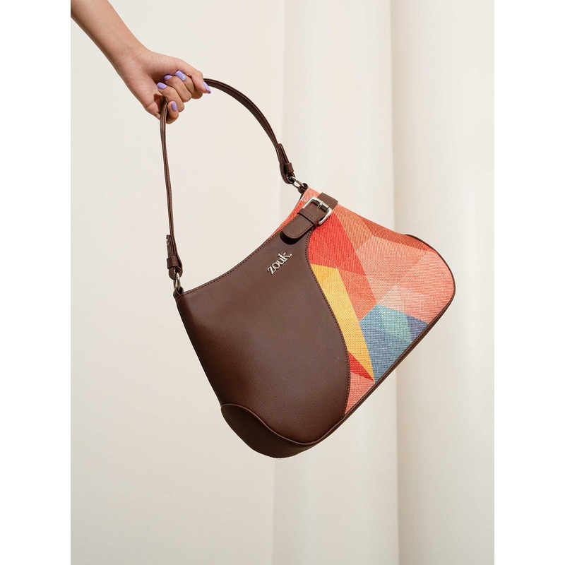Alt by Zouk  Ira GeoOptics Geometric Textured Structured Handheld Bag