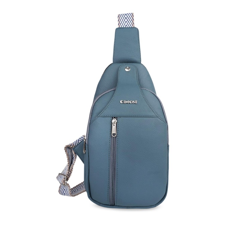 CIMONI Leather Crossbody Backpack