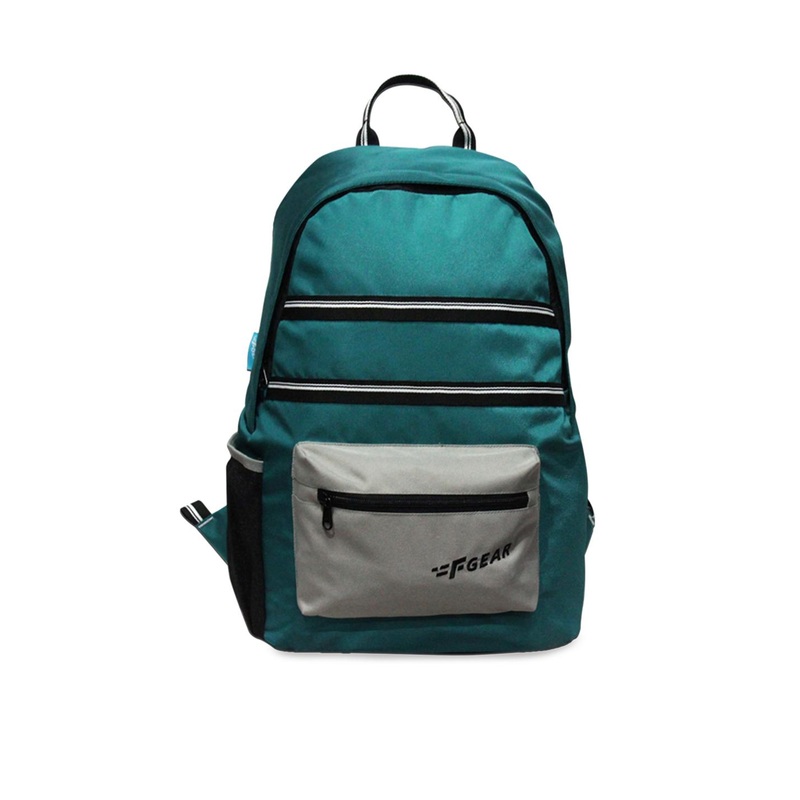 F Gear Unisex Turquoise Blue Solid Backpack