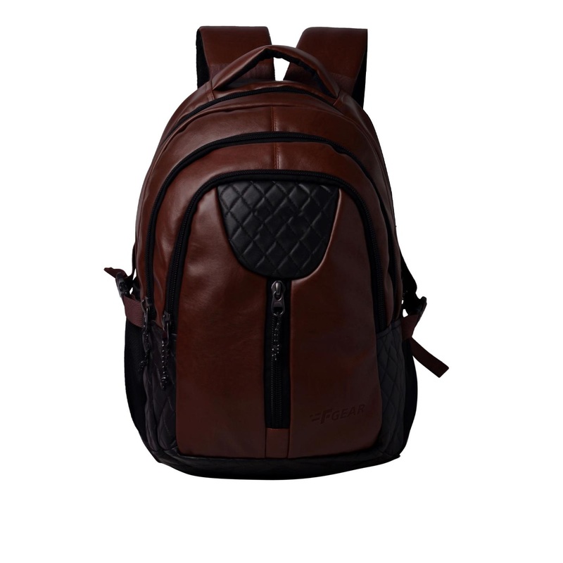 F Gear Unisex Tycoon Brown Solid Backpack