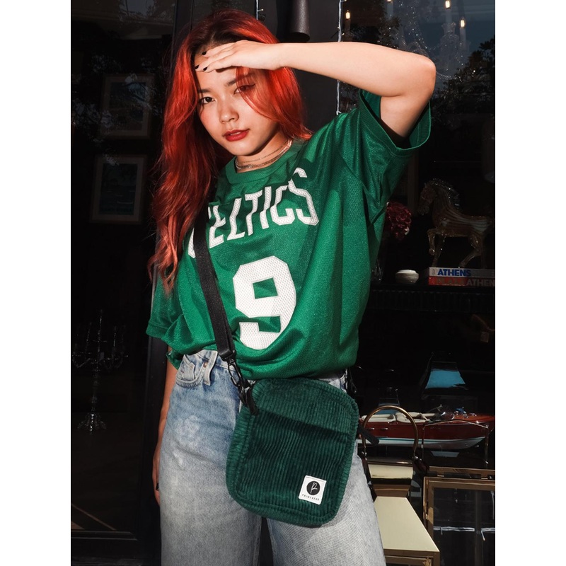 Primegear Textured Structured Corduroy Sling Bag