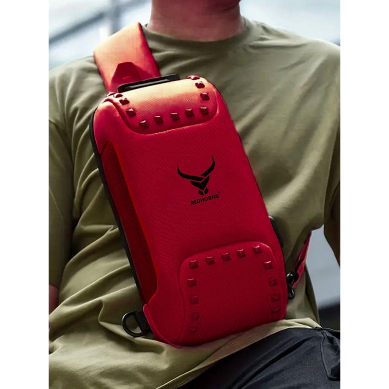 REDHORNS Unisex Backpack with USB Charging Port