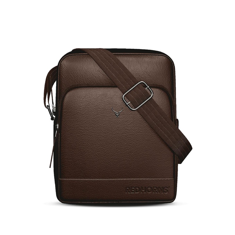 REDHORNS Unisex Leather Solid Messenger Bag