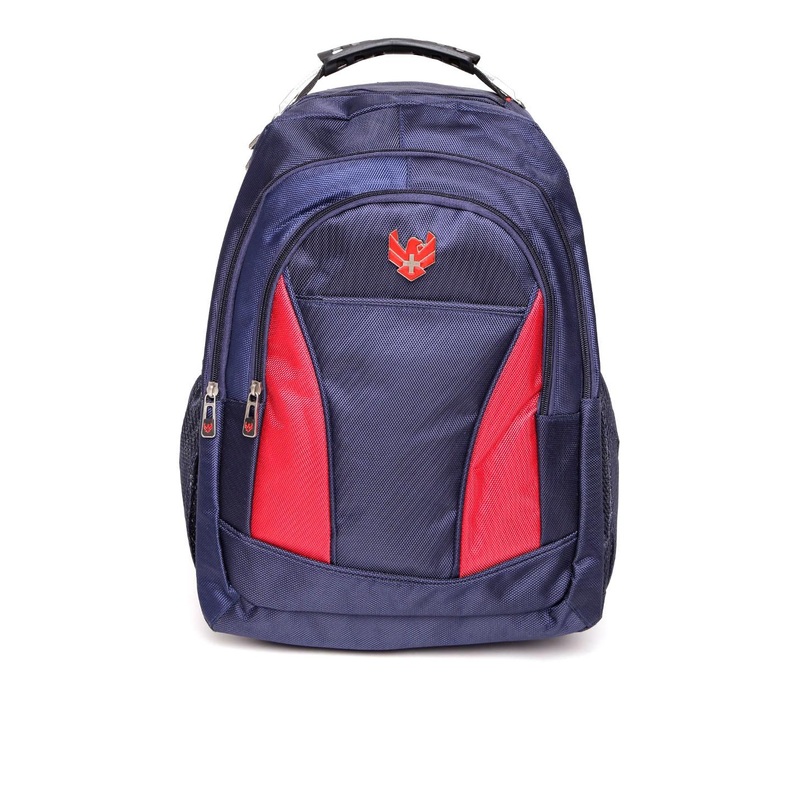 Swiss Eagle Unisex Navy Blue Solid Backpack