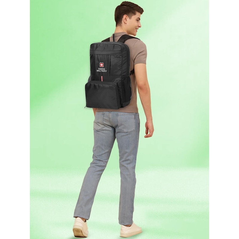 SWISS MILITARY Unisex Brand Logo Printed Backpack