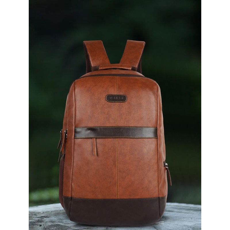 Veneer Unisex Colourblocked Backpack
