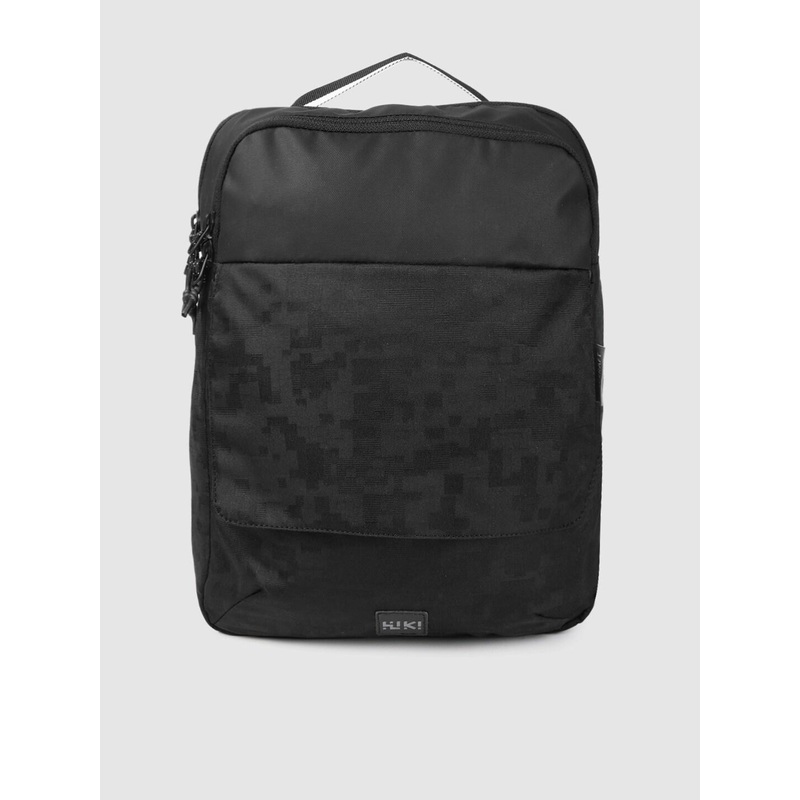 Wildcraft Unisex Black Solid Backpack cum Sling Bag