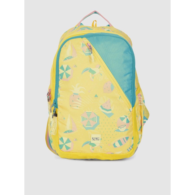 Wildcraft Unisex Yellow Graphic Printed GIRL SQUAD 1 Beach Backpack