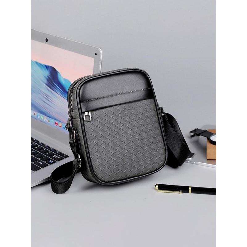 Carry Trip Unisex Textured Messenger Bag