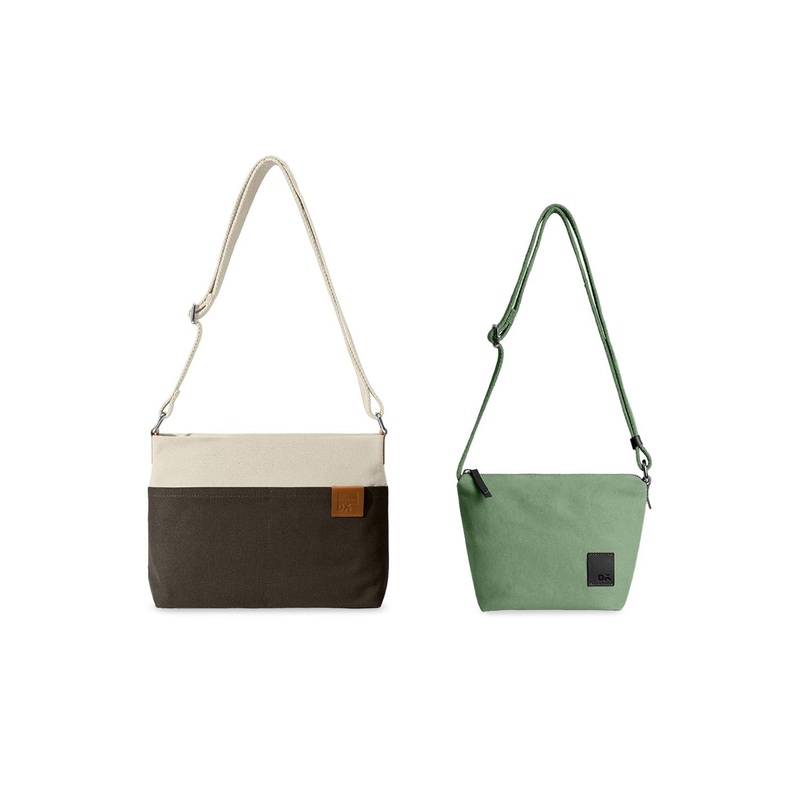 DailyObjects Pack Of 2 Structured Sling Bag With Zip Detail
