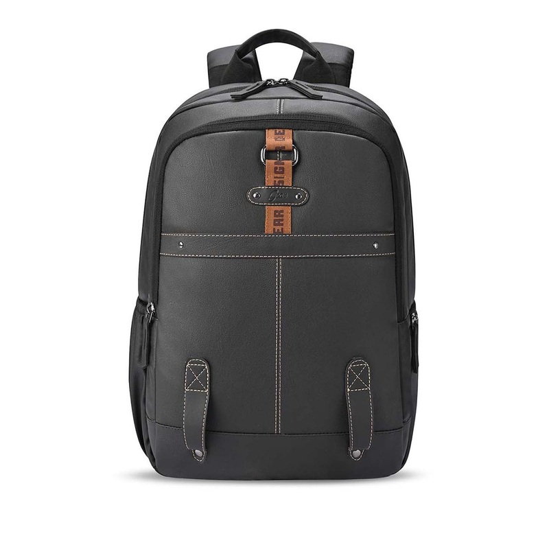 Gear Unisex Classic 4 Faux Leather Backpack with Anti-Theft