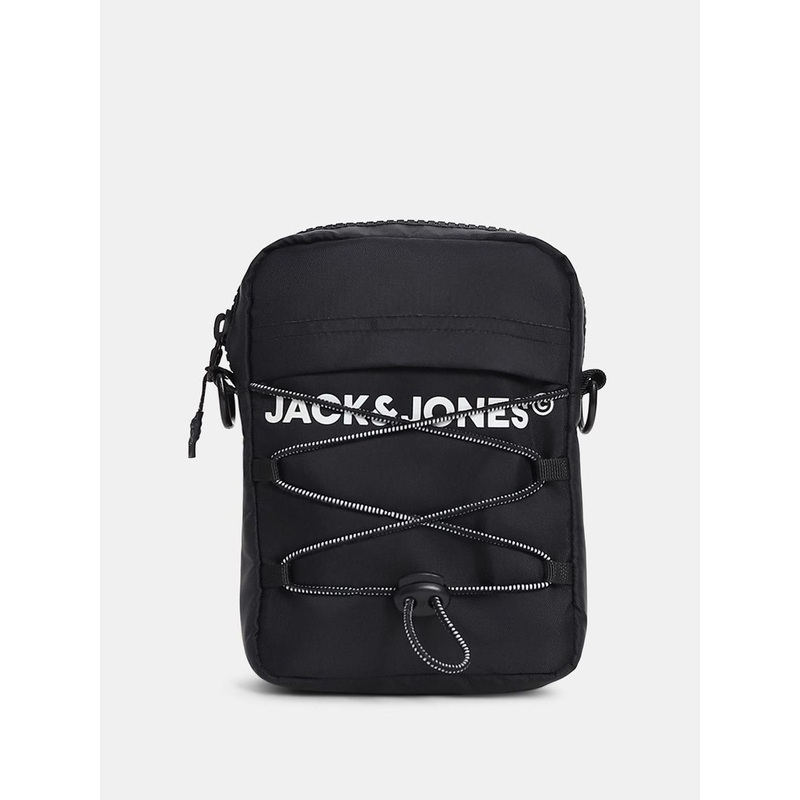 Jack & Jones Men Brand Logo Printed Crossbody Sling Bag