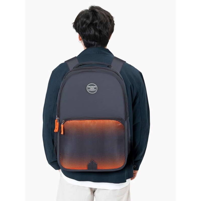 Priority Unisex PU Graphic Backpack