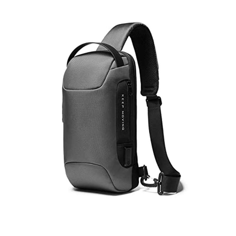 Red Lemon Unisex Waterproof Anti-Thief Messenger Bag With USB Charging