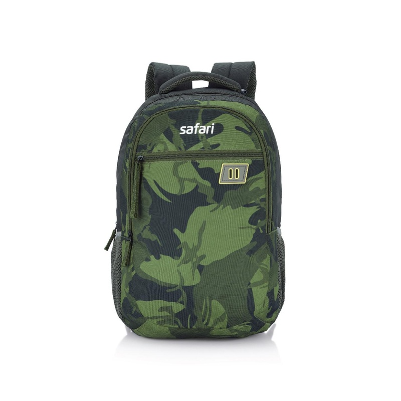 Safari Unisex Green Graphic Backpack